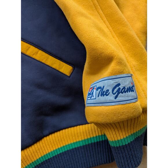 Notre Dame Irish 90s The GAME bomber Varsity jacket L navy gold Fightin NCAA vtg - Picture 6 of 6
